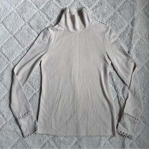 See by Chloe | White Smoke High Neck Blouse | Size 34